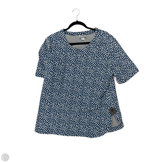 Top Short Sleeve By Clothes Mentor In Blue, Size: Xl