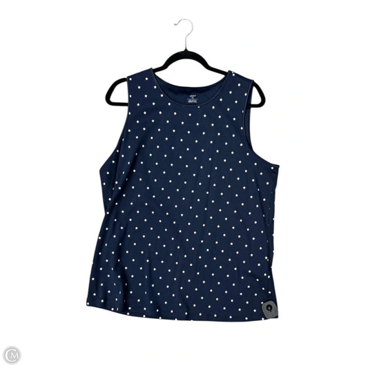 Tank Top By Cj Banks In Navy, Size: 1x