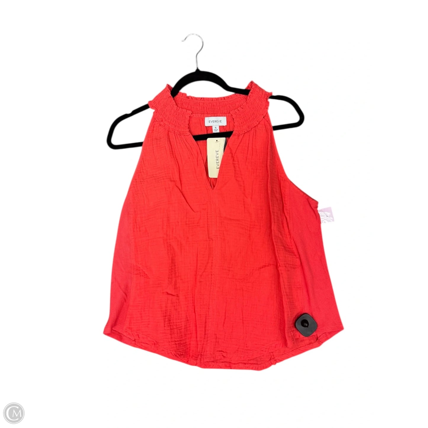 Top Sleeveless By Evereve In Red, Size: Xl