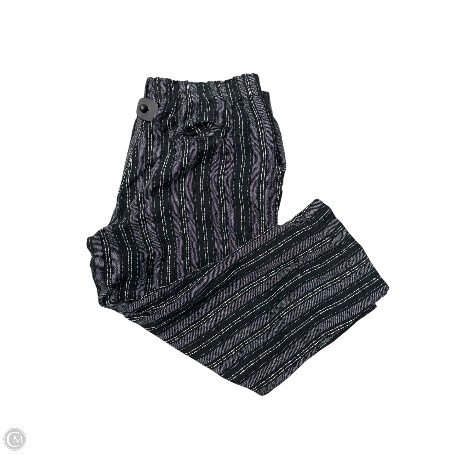 Pants Linen By Briggs In Black, Size: 22
