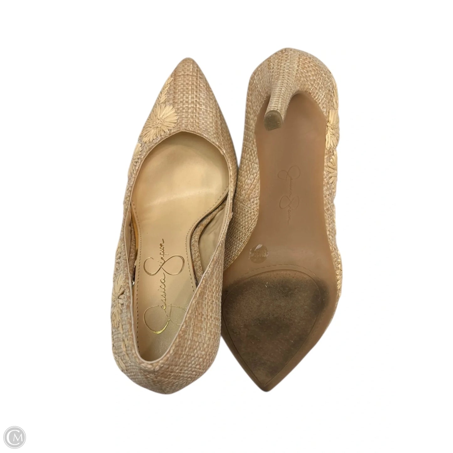 Shoes Heels Stiletto By Jessica Simpson In Tan, Size: 6