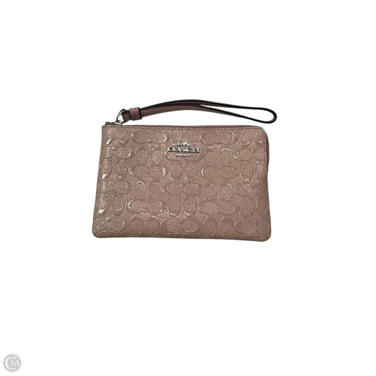 Wristlet Designer By Coach, Size: Small