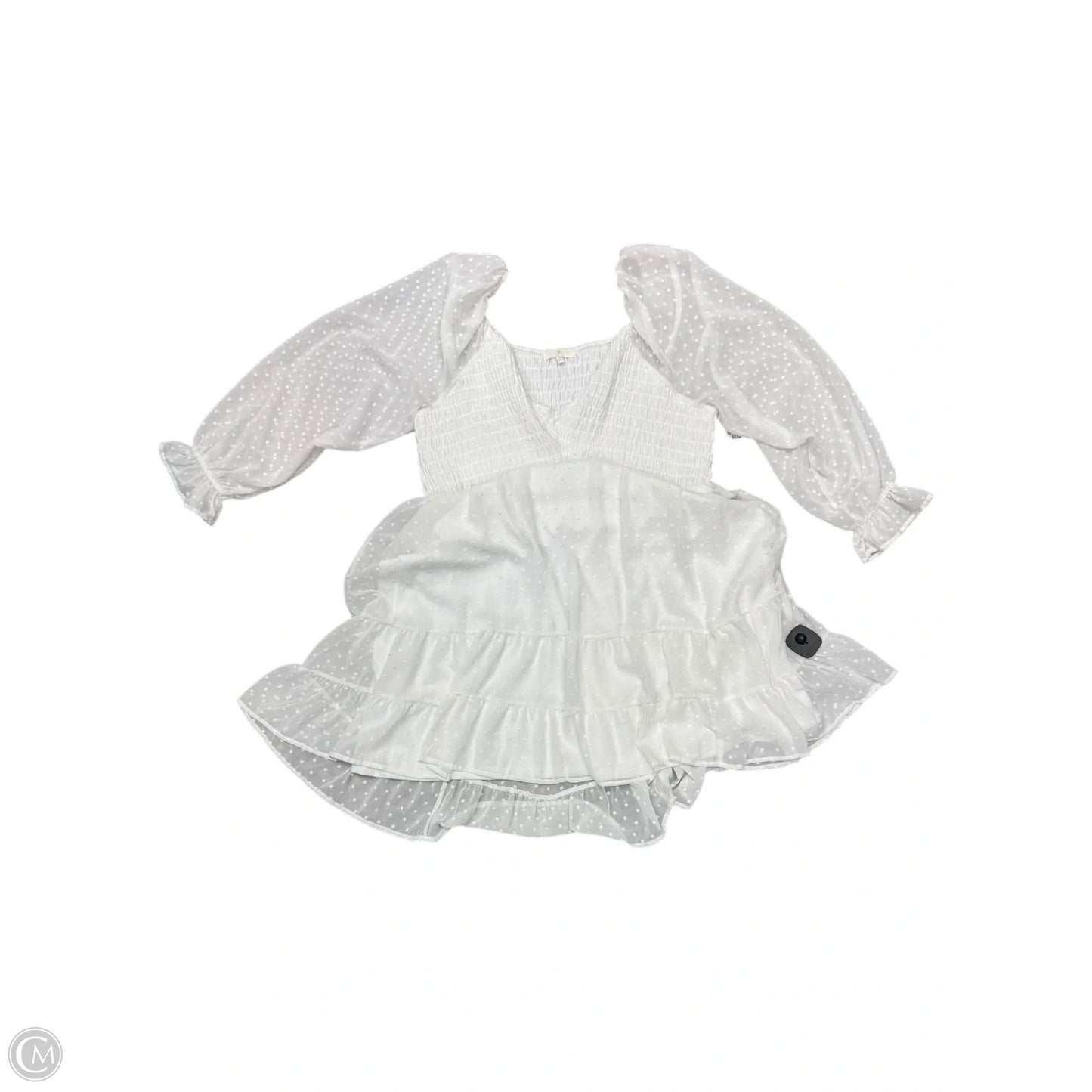 Dress Casual Midi By Ultra Flirt In White, Size: 20
