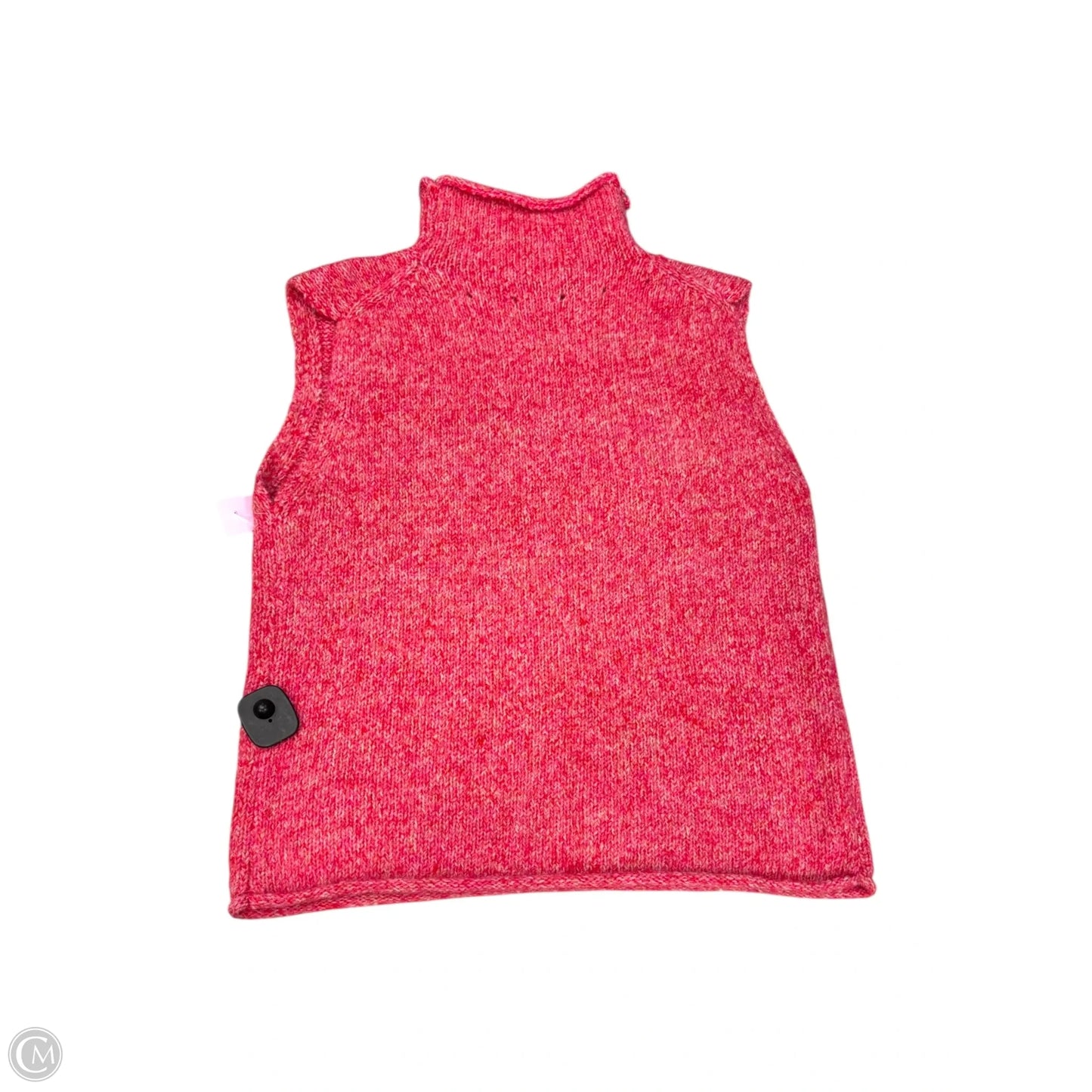 Top Sleeveless By Zara Basic In Pink, Size: M