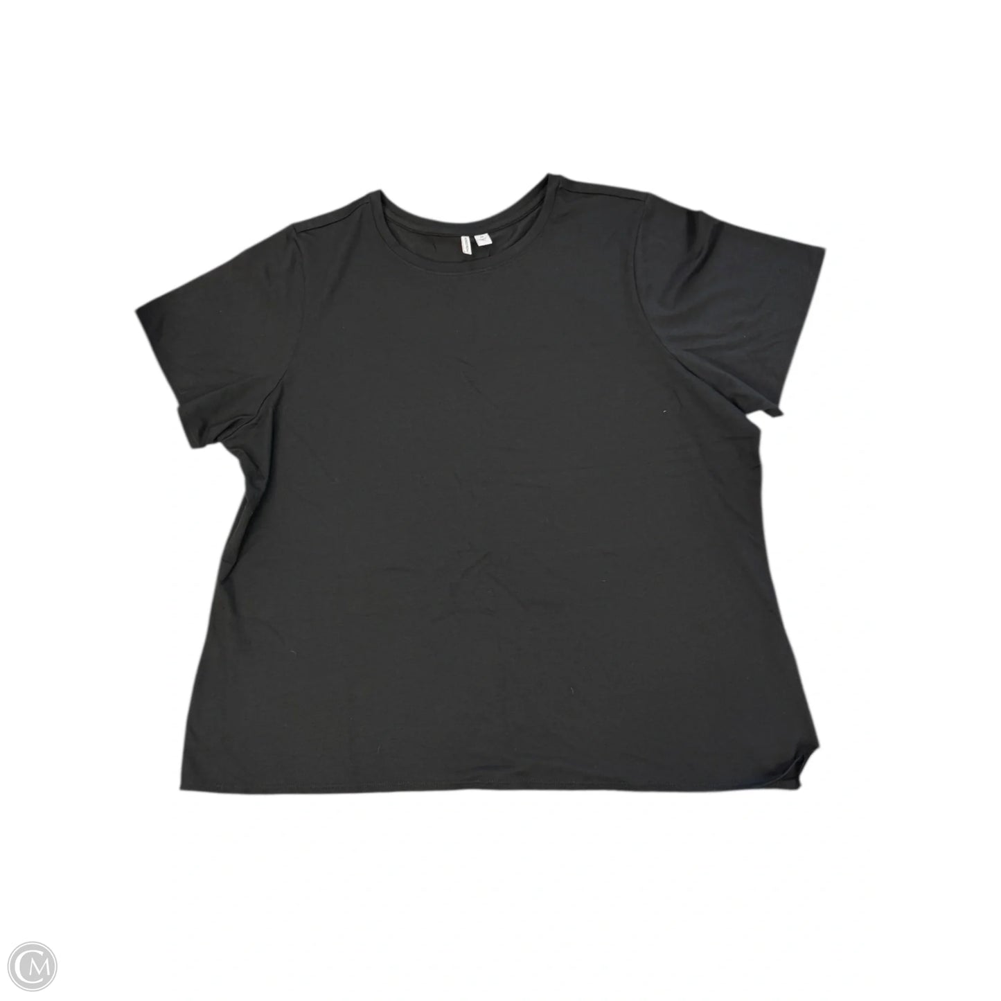 Top Short Sleeve Basic By Nordstrom In Black, Size: 3x