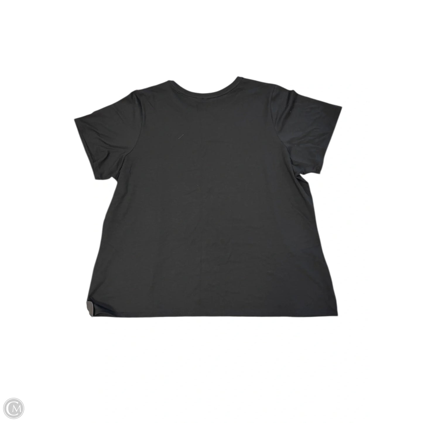 Top Short Sleeve Basic By Nordstrom In Black, Size: 3x