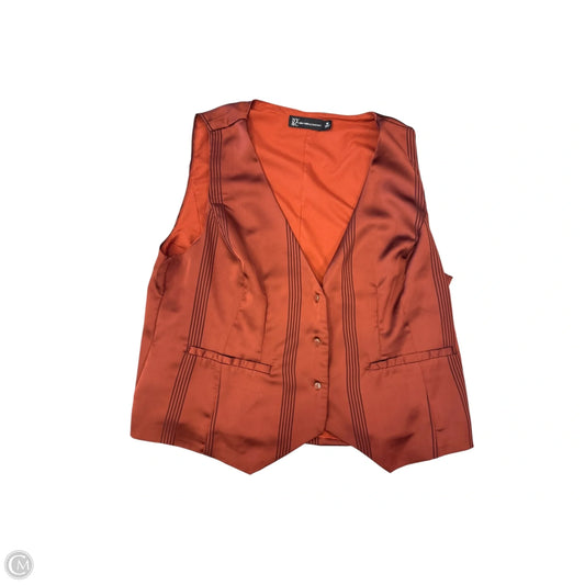 Vest Faux Fur & Sherpa By New York And Co In Red, Size: Xl