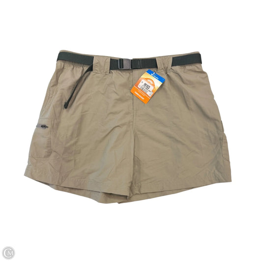 Athletic Shorts By Columbia In Tan, Size: L