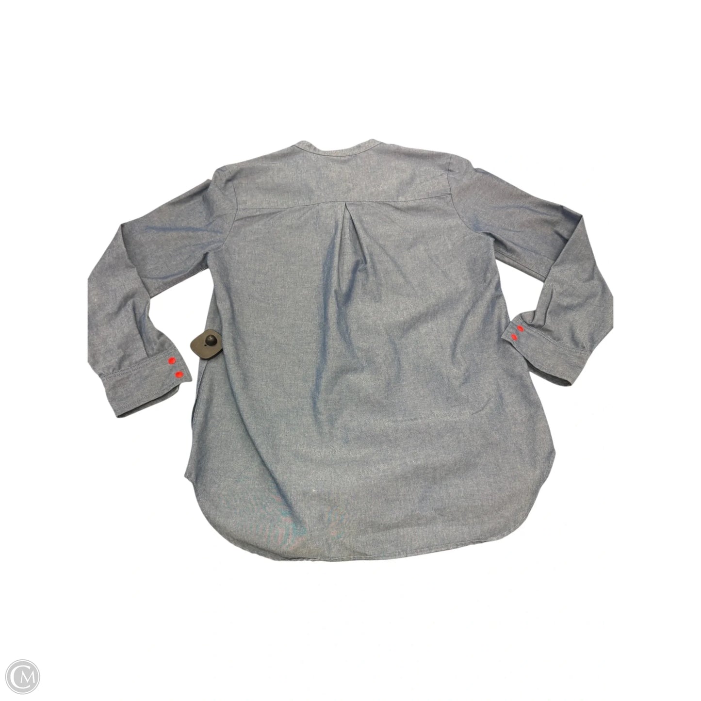 Top Long Sleeve By Clothes Mentor In Blue Denim, Size: S