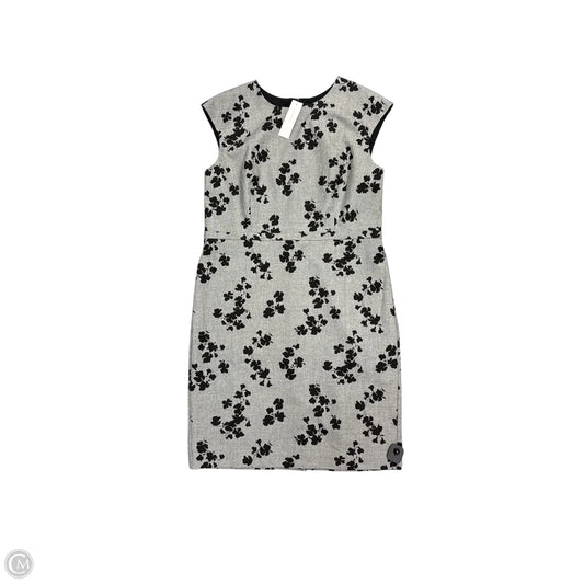 Dress Casual Midi By Ann Taylor In Grey, Size: 18
