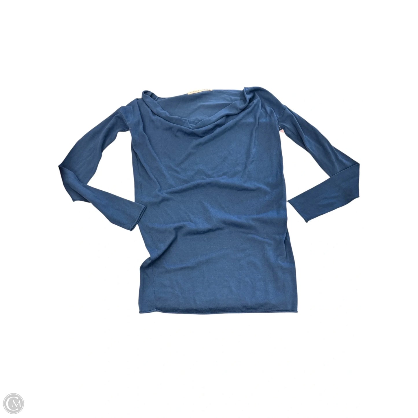 Top Long Sleeve By Cmc In Blue, Size: L