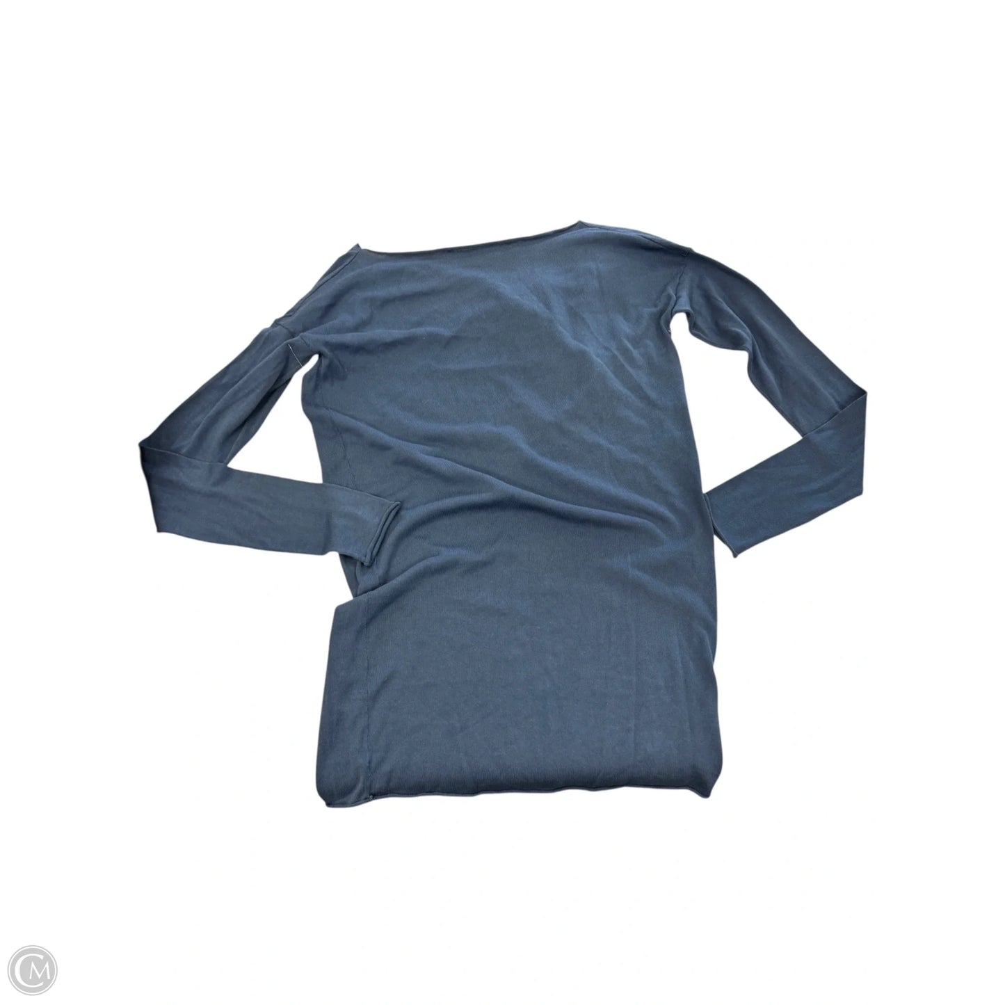 Top Long Sleeve By Cmc In Blue, Size: L
