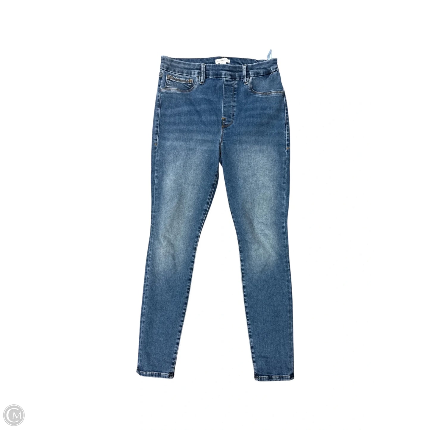 Jeans Designer By Good American In Blue Denim, Size: 10