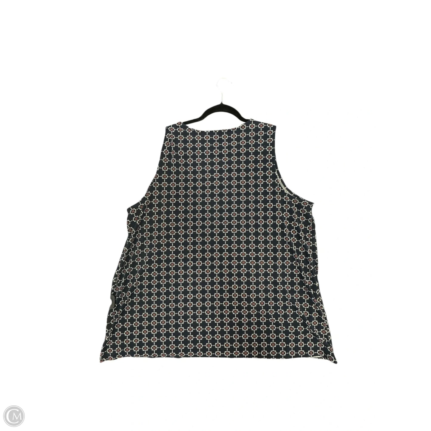Top Sleeveless By 41 Hawthorn In Navy, Size: 2x