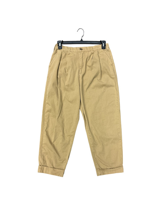 Tan Pants Cropped Pistola, Size 8