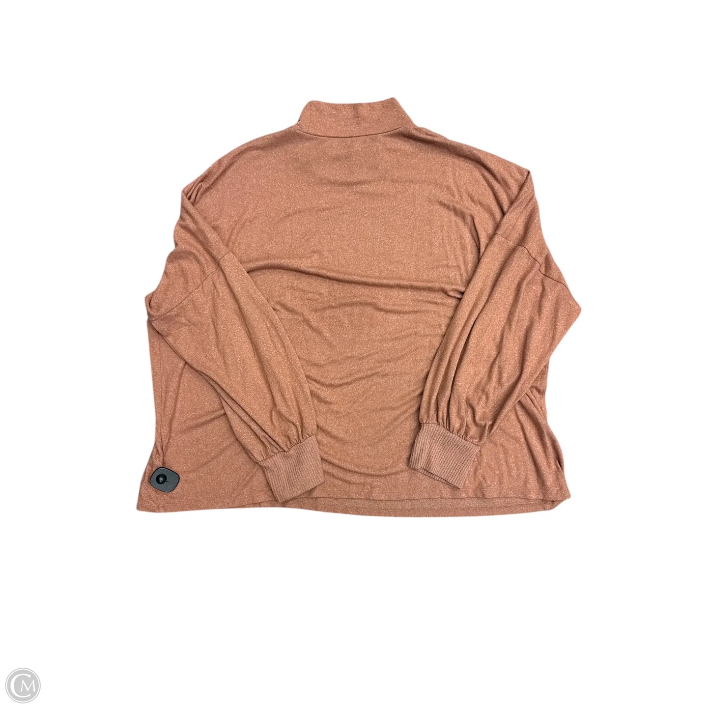 Top Long Sleeve By Maurices In Brown, Size: 4x