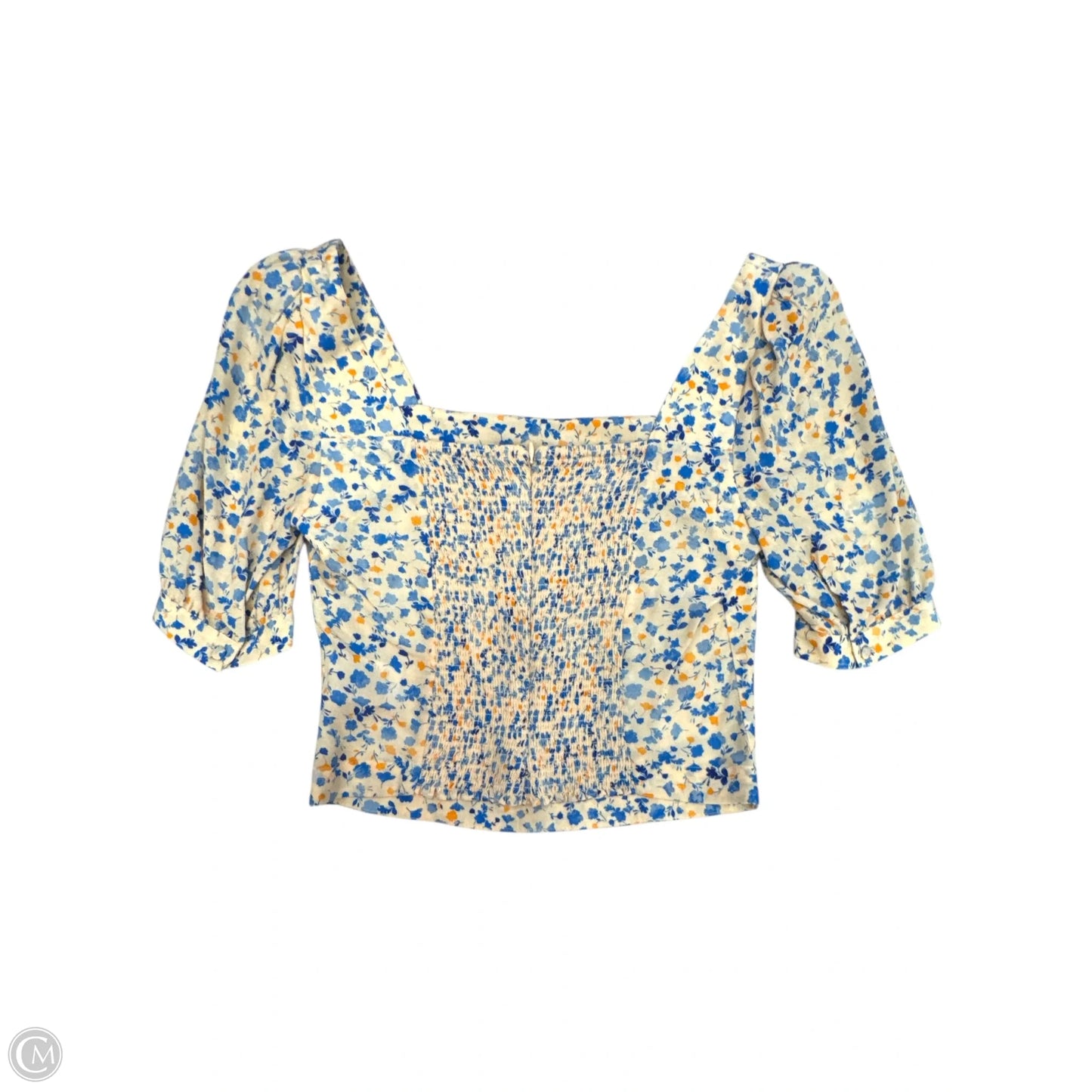 Top Short Sleeve By Favorite Daughter In Floral Print, Size: Xs