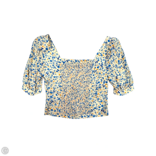 Top Short Sleeve By Favorite Daughter In Floral Print, Size: Xs