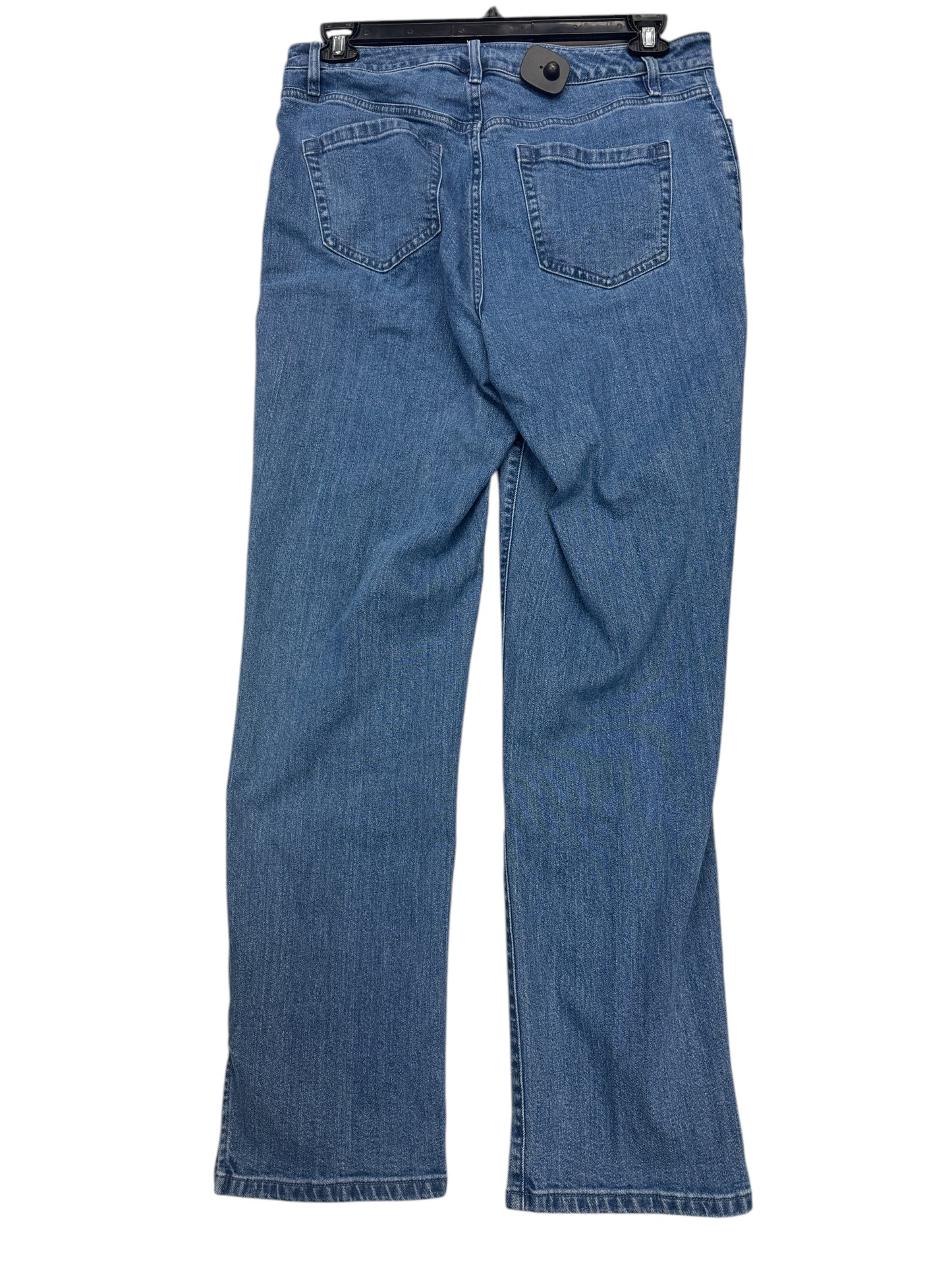 Jeans Straight By International Concepts In Blue Denim, Size: 12