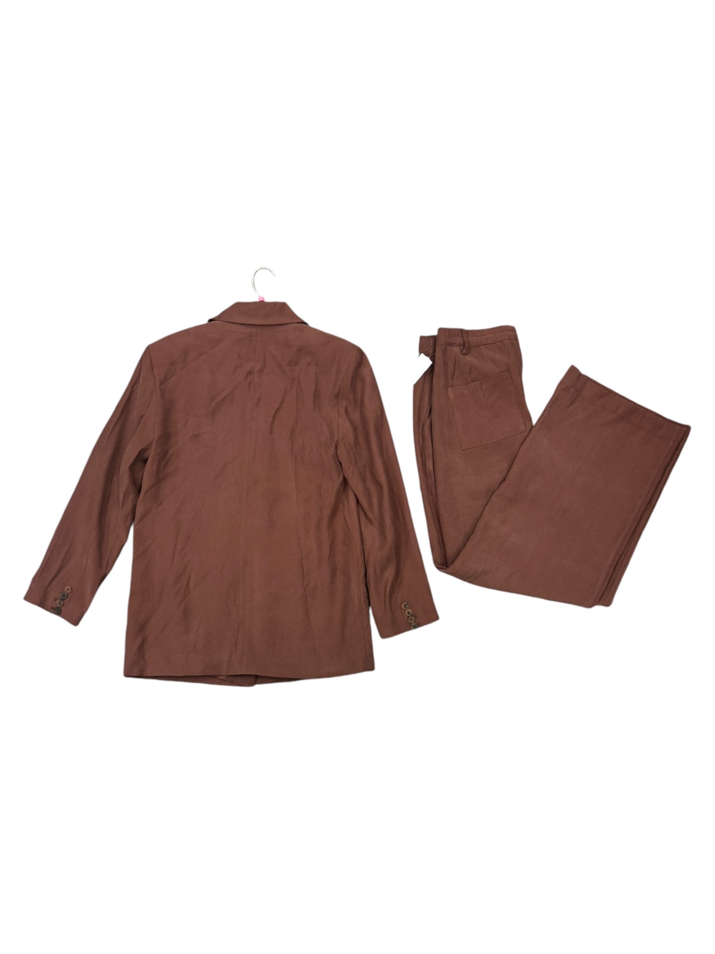 Pants Suit 2pc By Cma In Brown, Size: 2