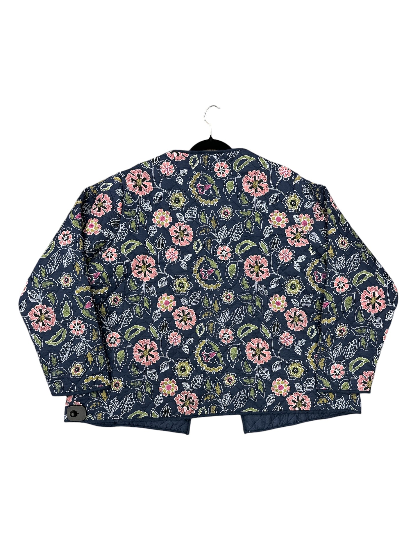 Jacket Puffer & Quilted By Cmc In Floral Print, Size: 4x