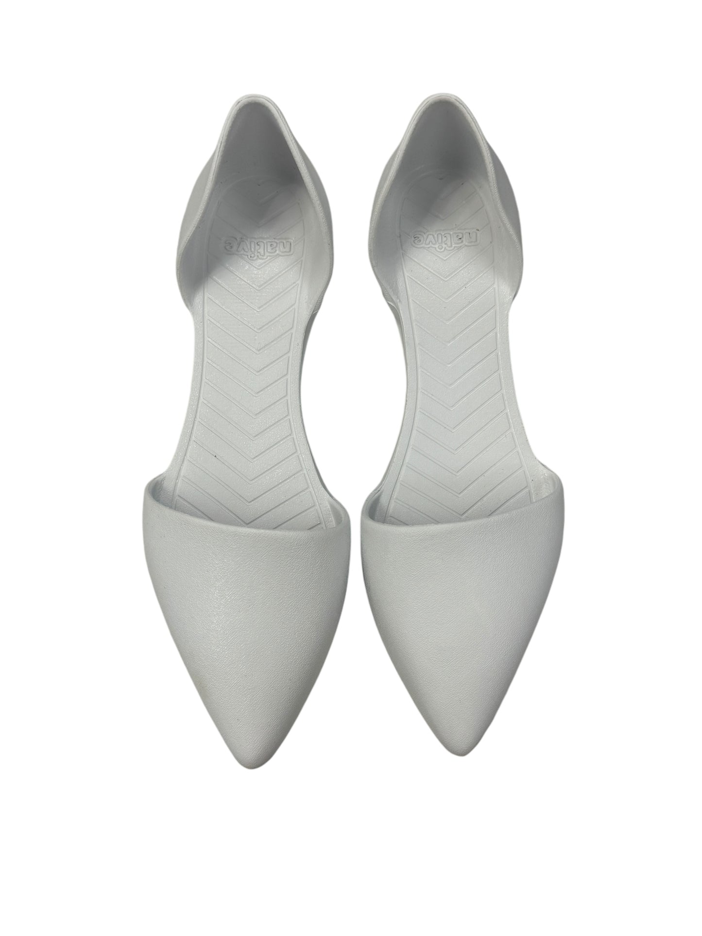 Shoes Flats By Clothes Mentor In White, Size: 8