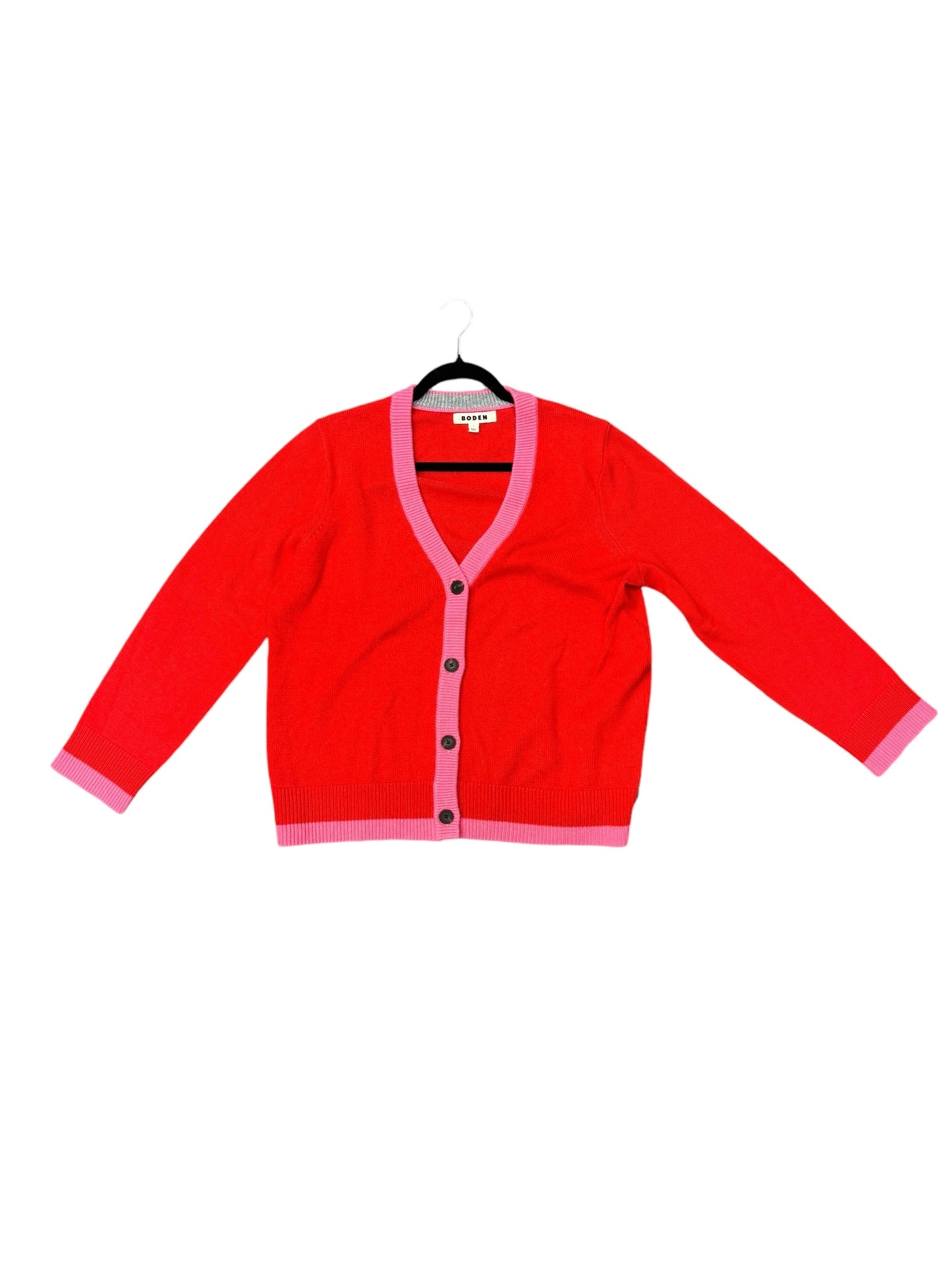 Cardigan By Boden In Red, Size: L