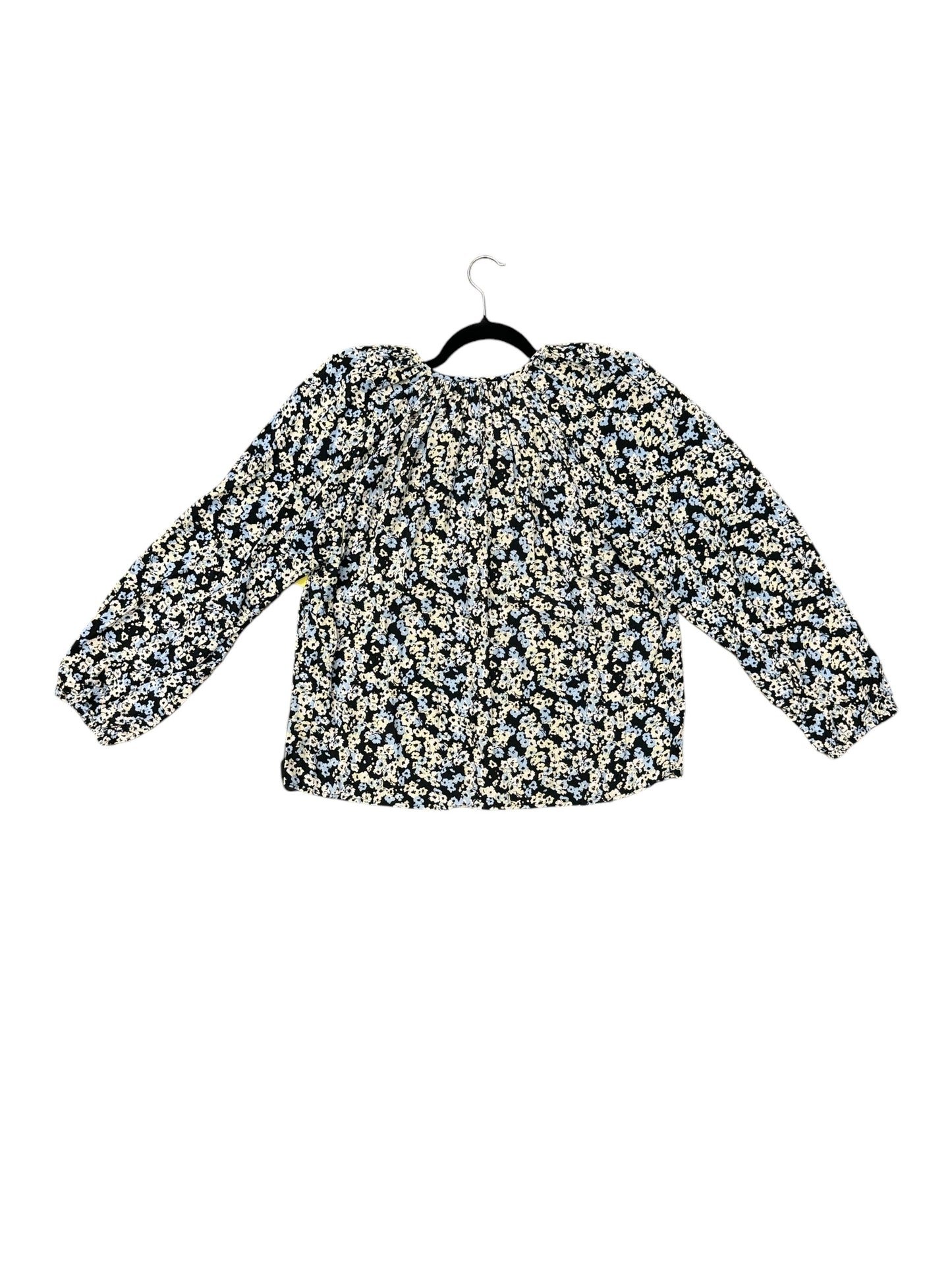 Top Long Sleeve By Rails In Floral Print, Size: L