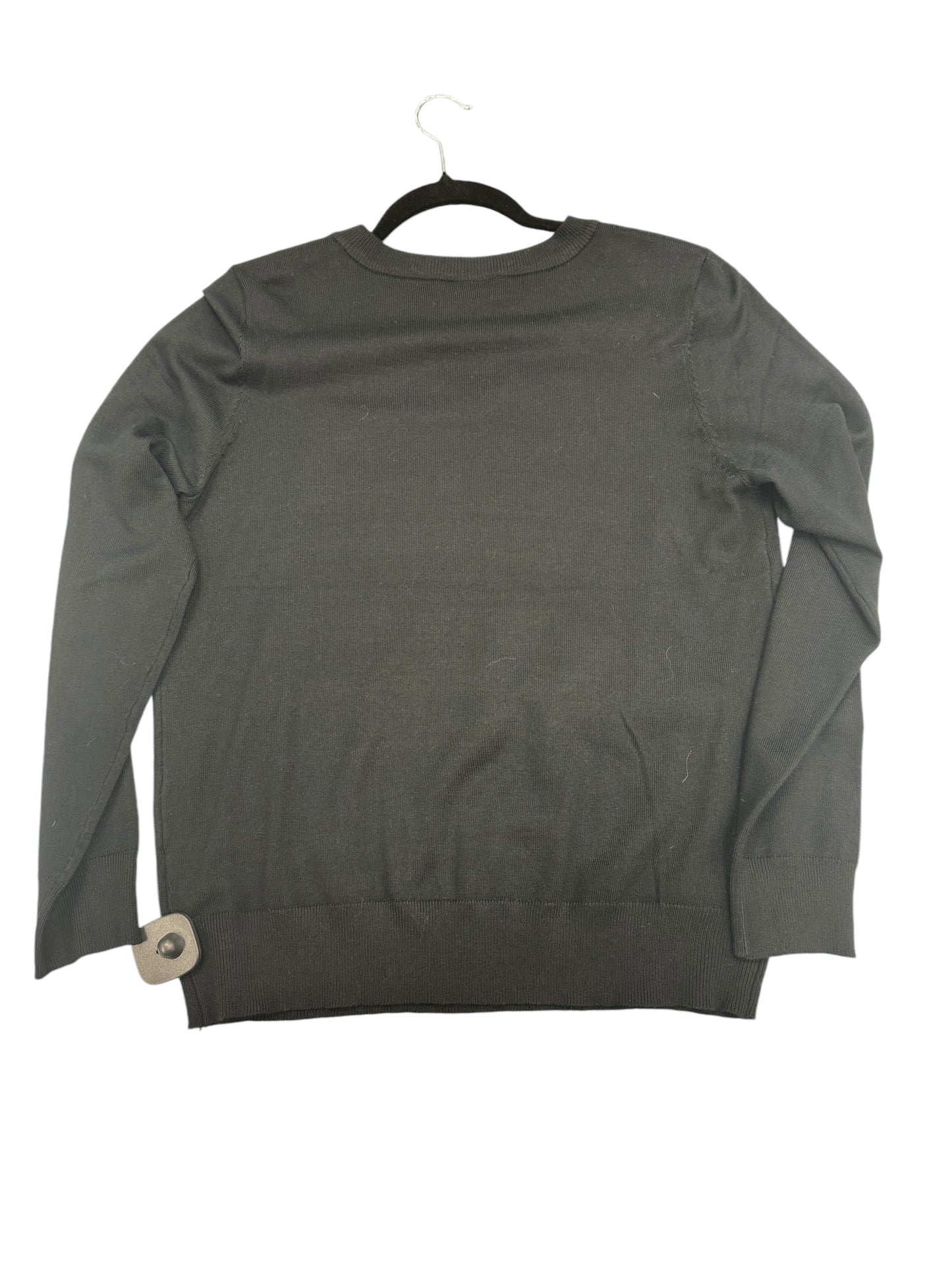 Top Long Sleeve By Clothes Mentor In Black, Size: M