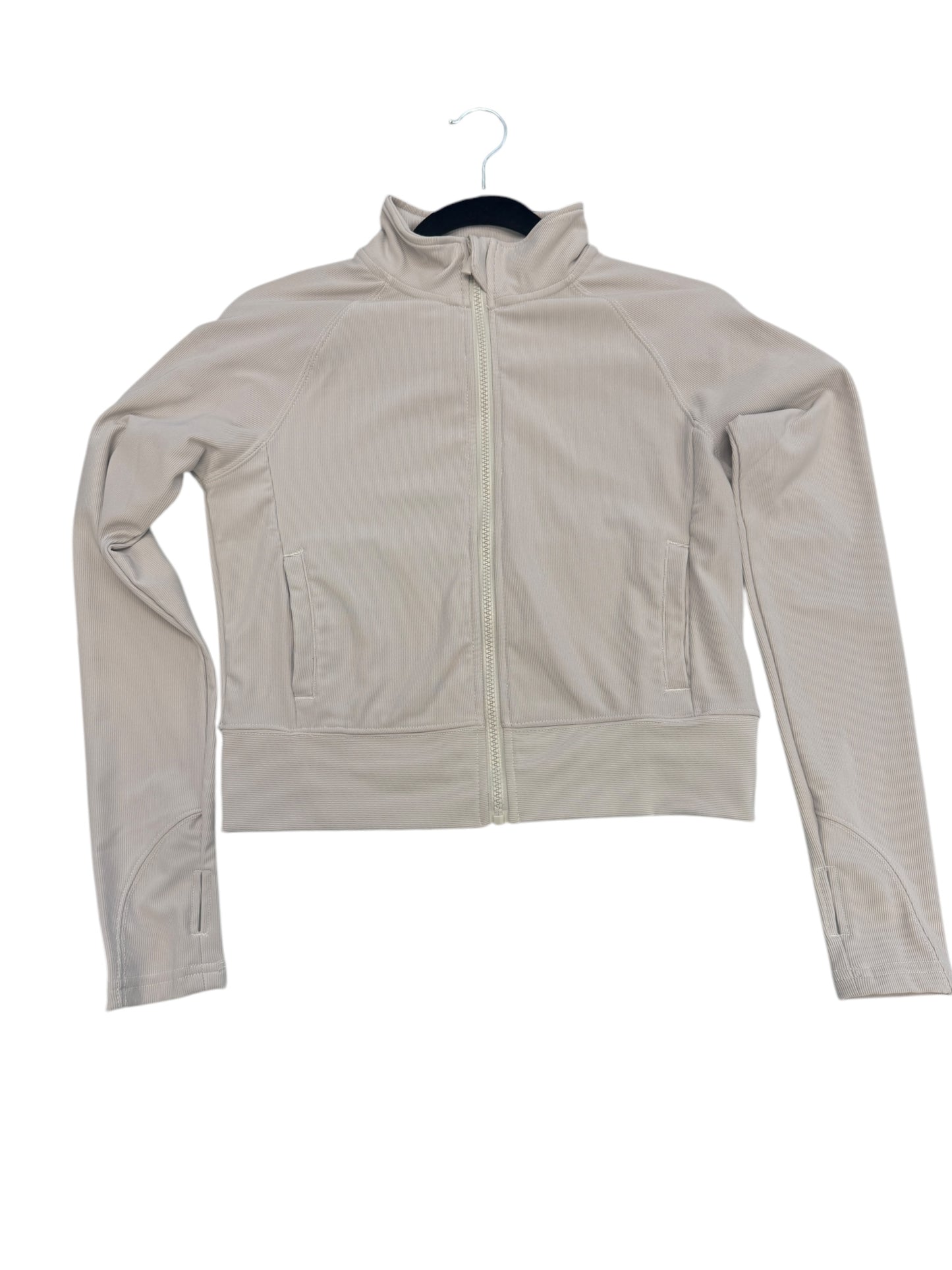 Athletic Jacket By Cmc In Tan, Size: S