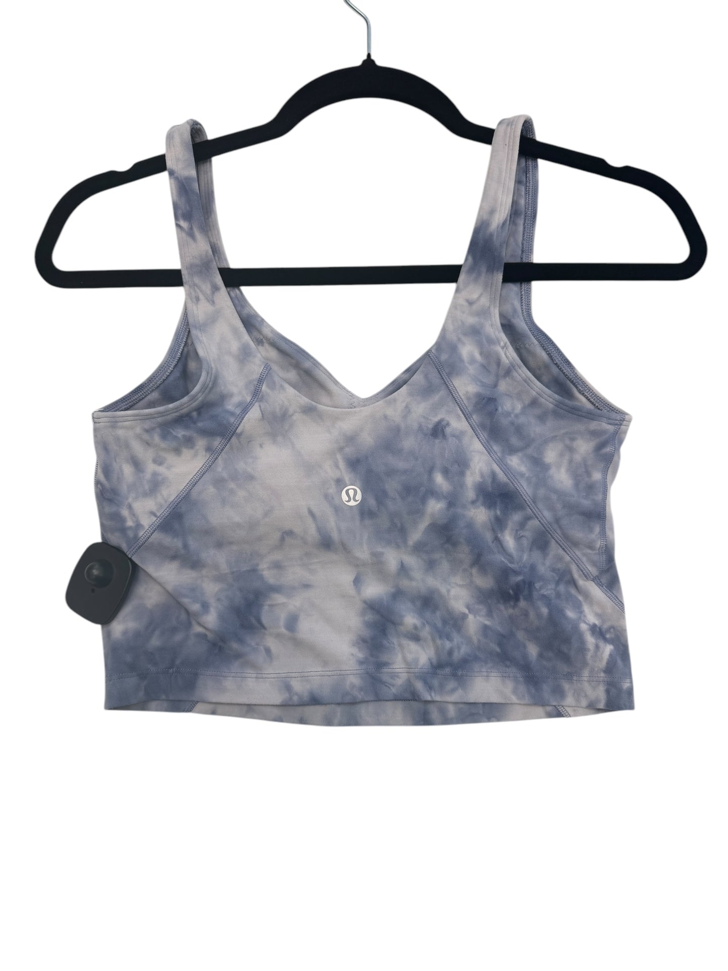 Athletic Bra By Lululemon In Blue & White, Size: S