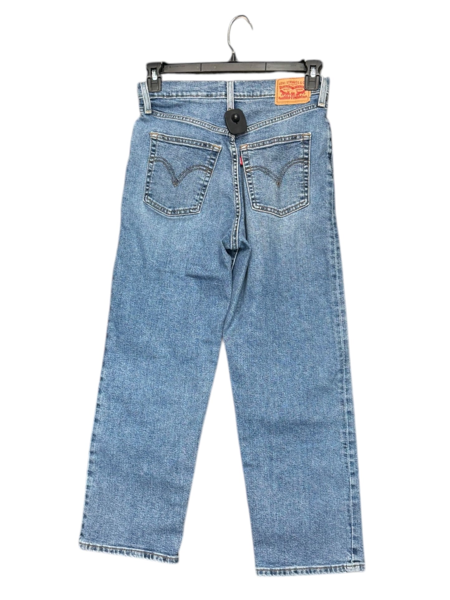 Jeans Straight By Levis Capital E In Blue Denim, Size: 6