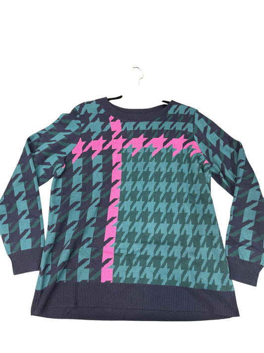 Sweater By Cmc In Teal, Size: L