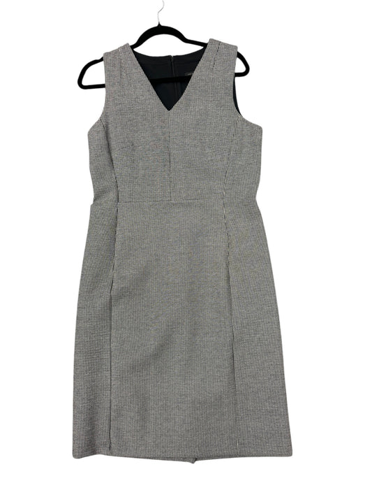 Dress Casual Midi By Ann Taylor In Grey, Size: 10