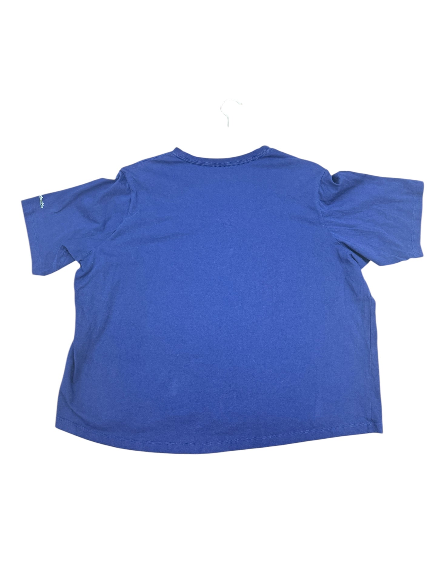 Top Short Sleeve By Columbia In Blue, Size: Xl