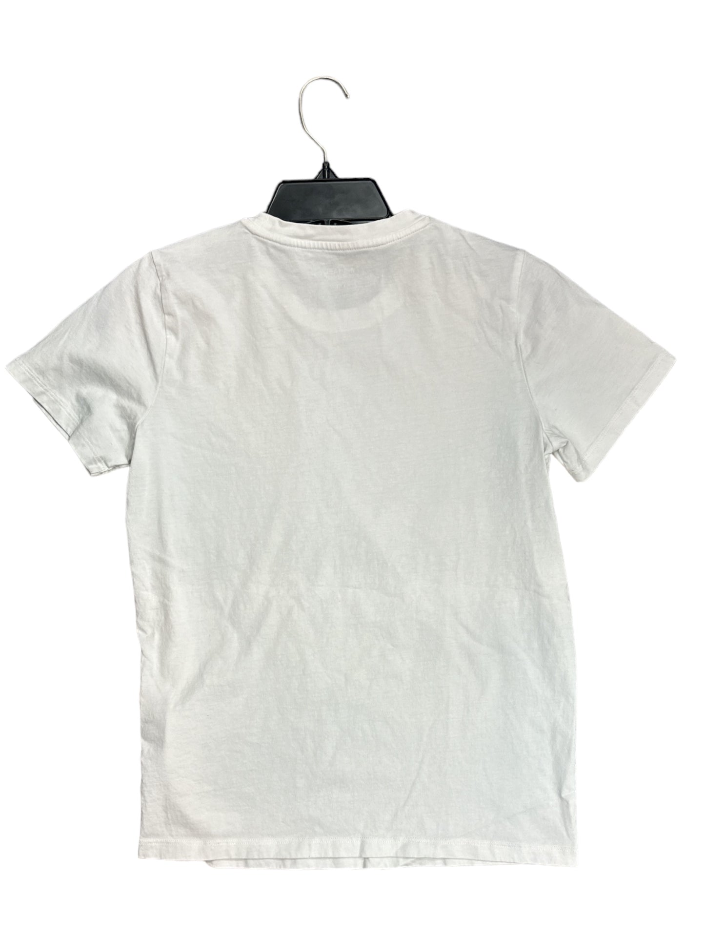 White Top Short Sleeve Designer Michael By Michael Kors, Size S