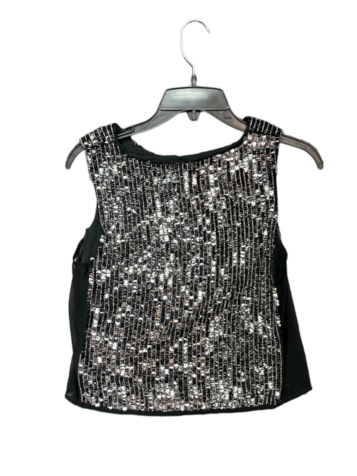 Top Sleeveless By Walter Baker In Silver, Size: Xs