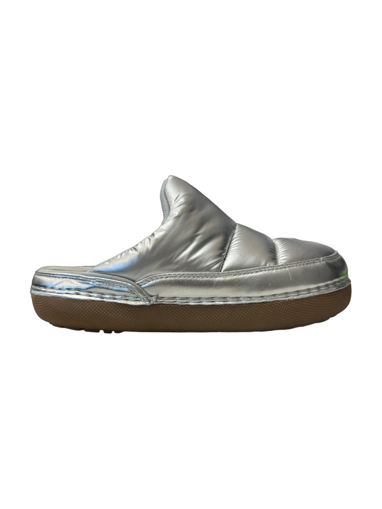 Slippers By Urban Outfitters In Silver, Size: 6