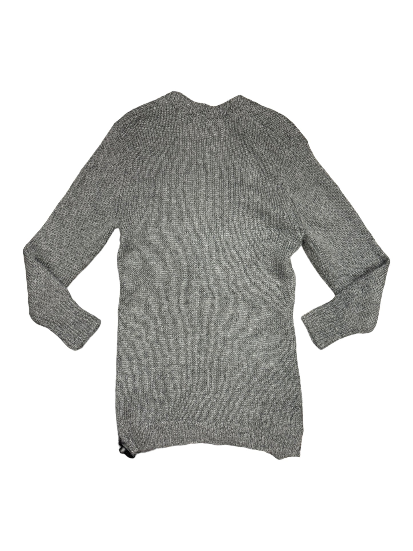 Cardigan By Ann Taylor In Grey, Size: Petite   S