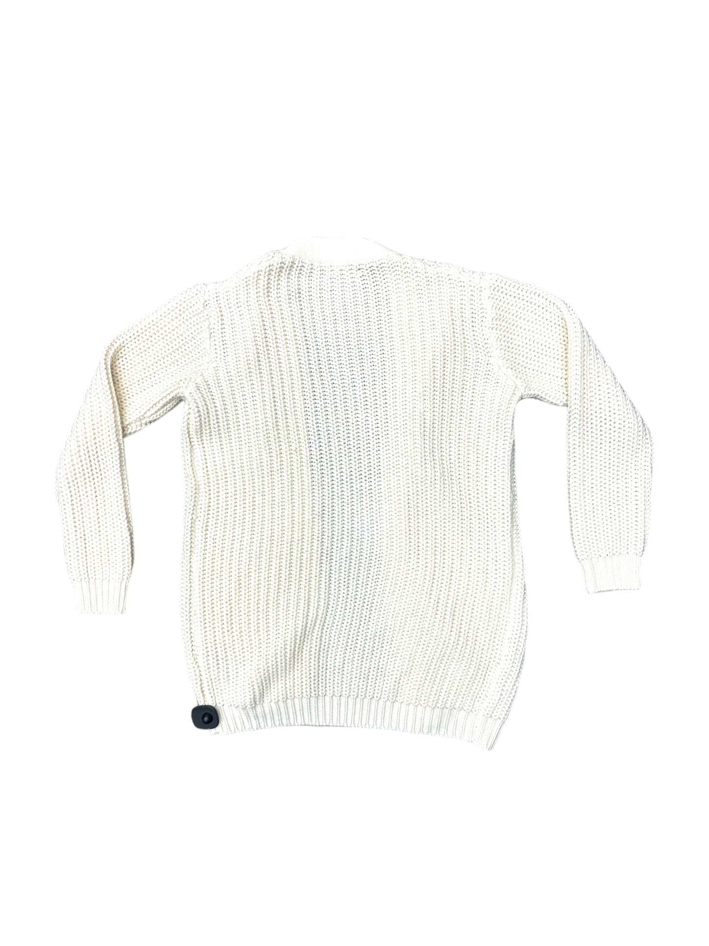 Sweater Cardigan By Cmc In Cream, Size: M