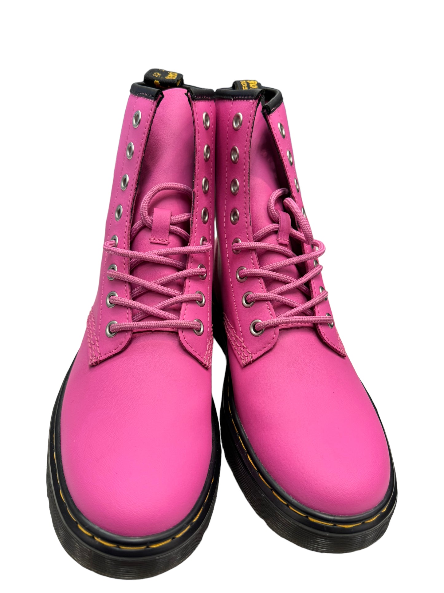 Boots Combat By Dr Martens In Pink, Size: 8