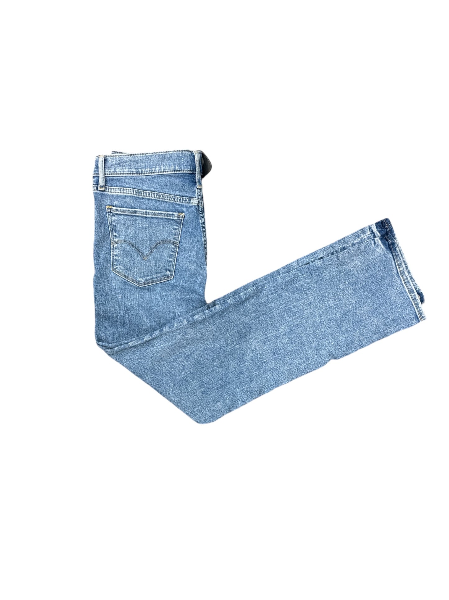 Jeans Straight By Levis Capital E In Blue Denim, Size: 6