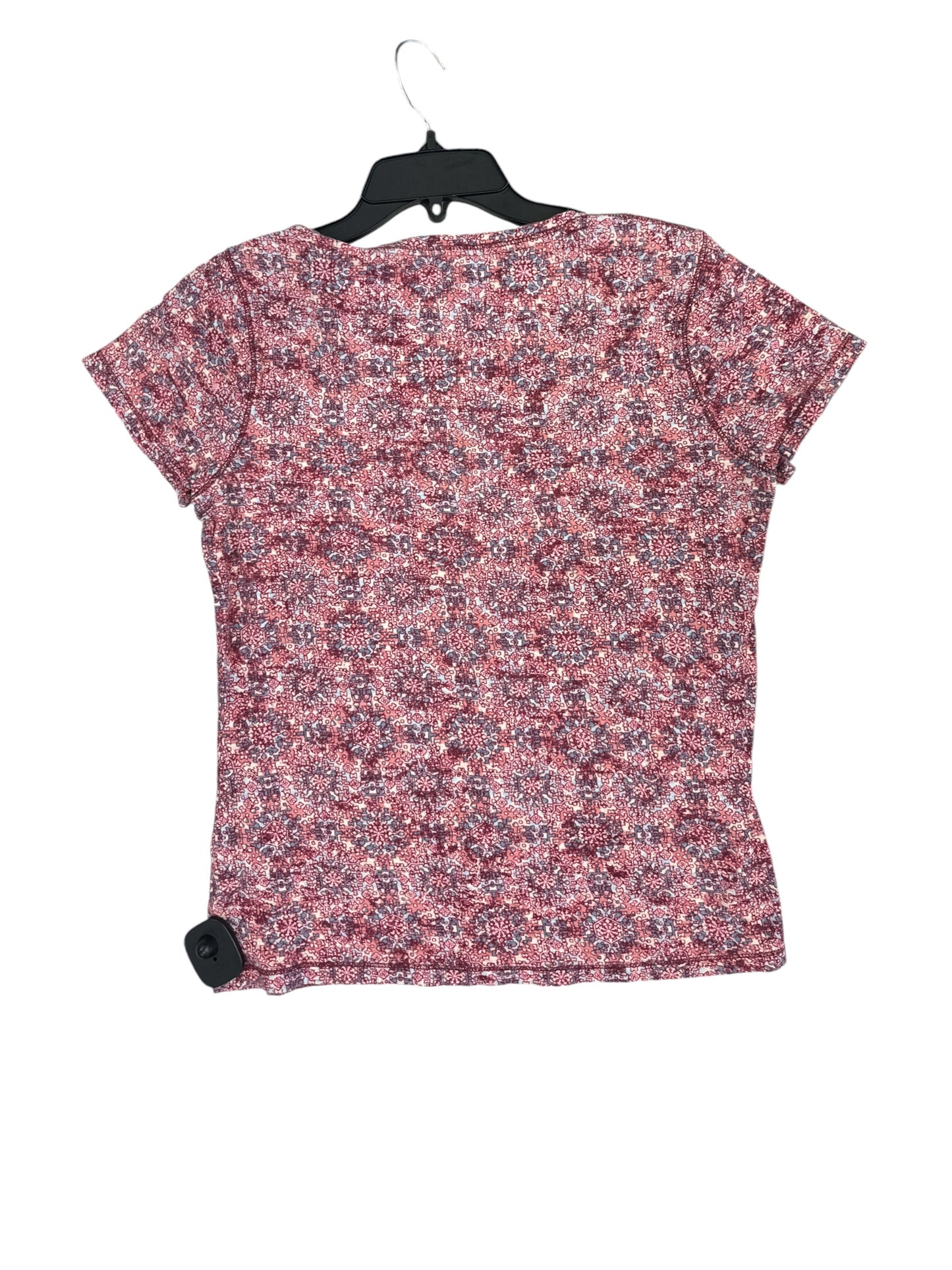 Top Short Sleeve By Ruff Hewn In Pink, Size: S