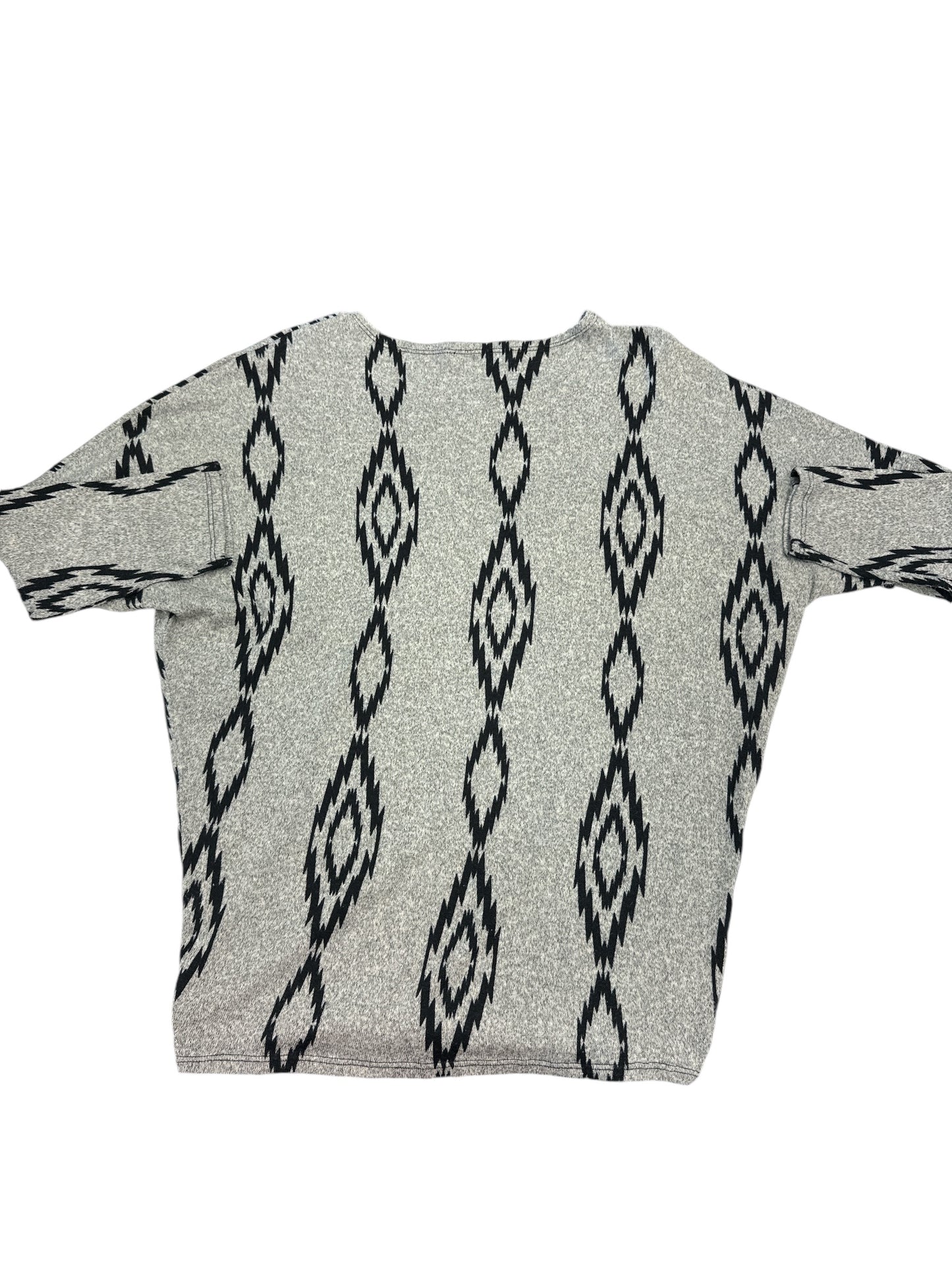 Top Long Sleeve By Chris And Carol In Grey, Size: M