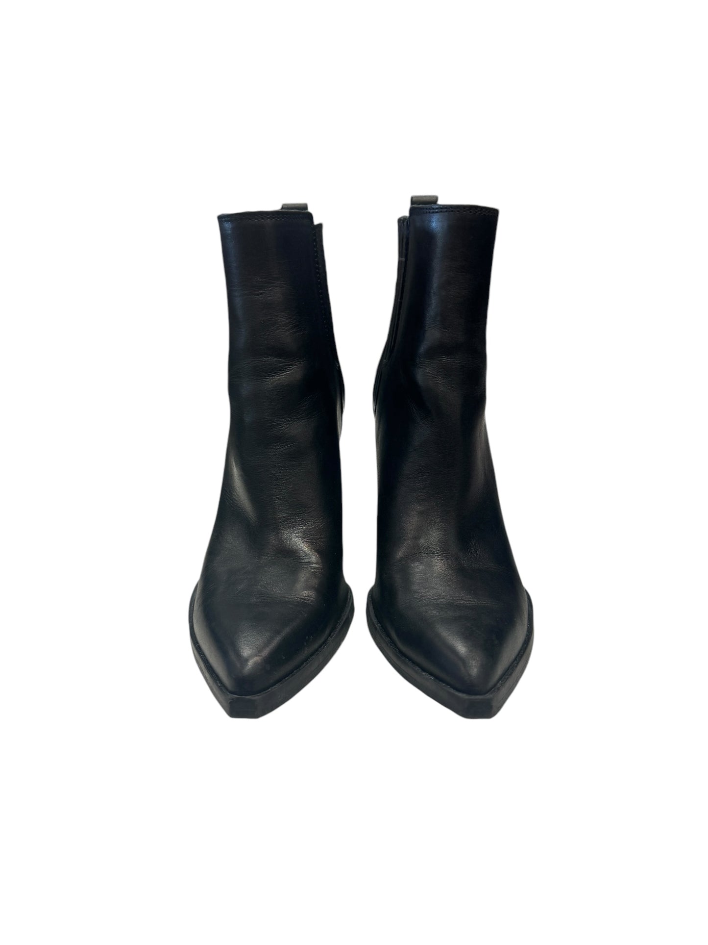 Boots Ankle Heels By Marc Fisher In Black, Size: 8.5