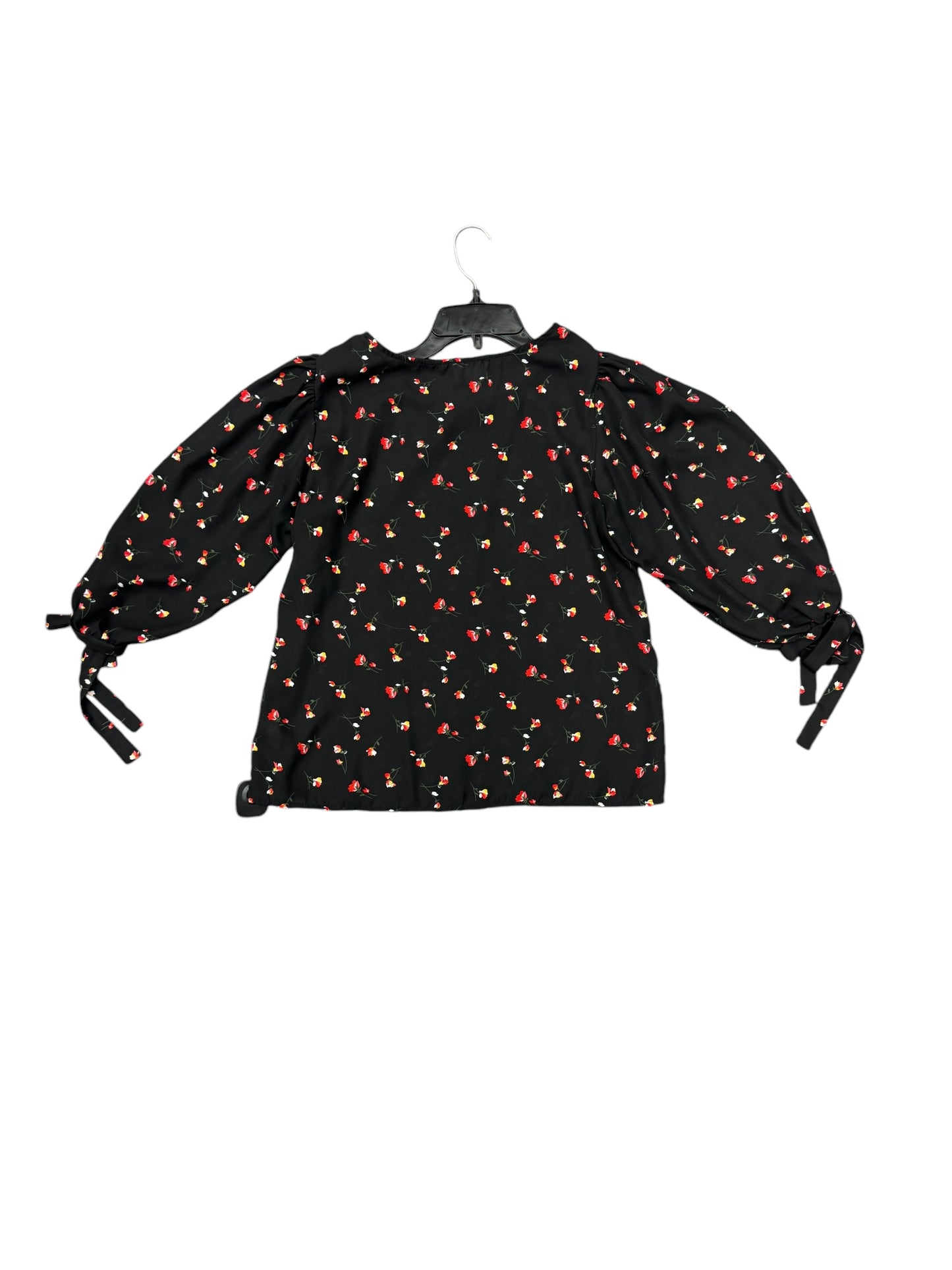 Blouse Long Sleeve By Everly In Floral Print, Size: M