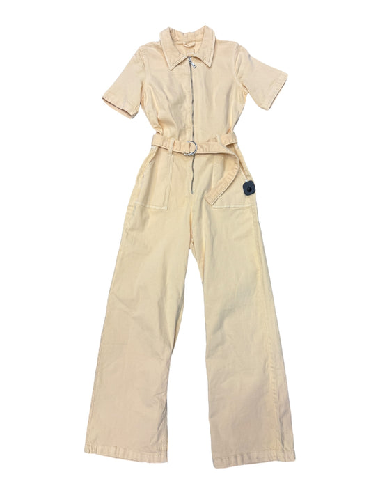 Jumpsuit By Guess In Yellow, Size: 4