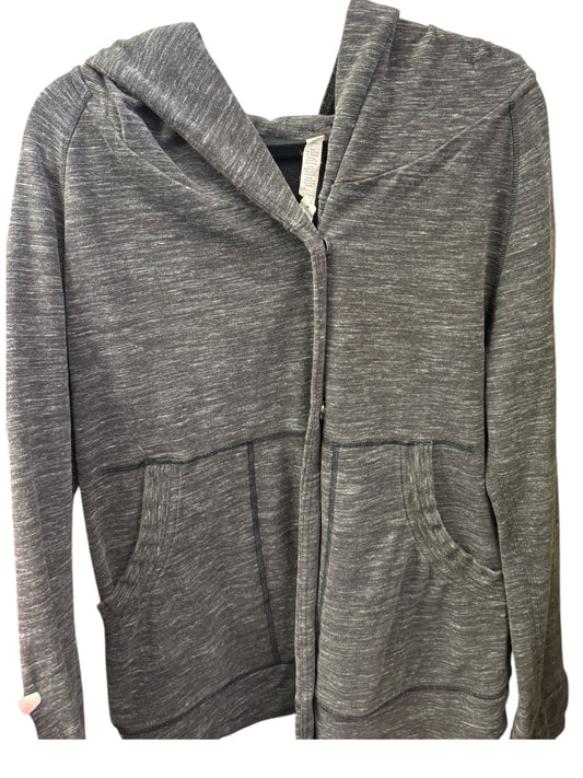 Sweatshirt Hoodie By Lululemon In Grey, Size: M