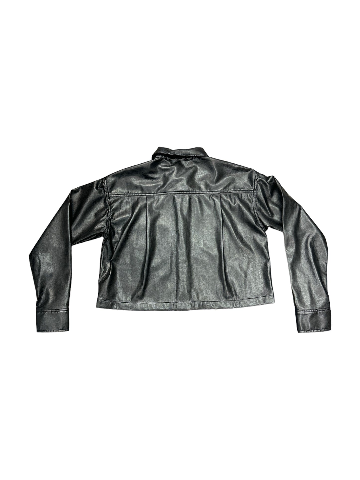 Jacket Moto By Good American In Black, Size: S