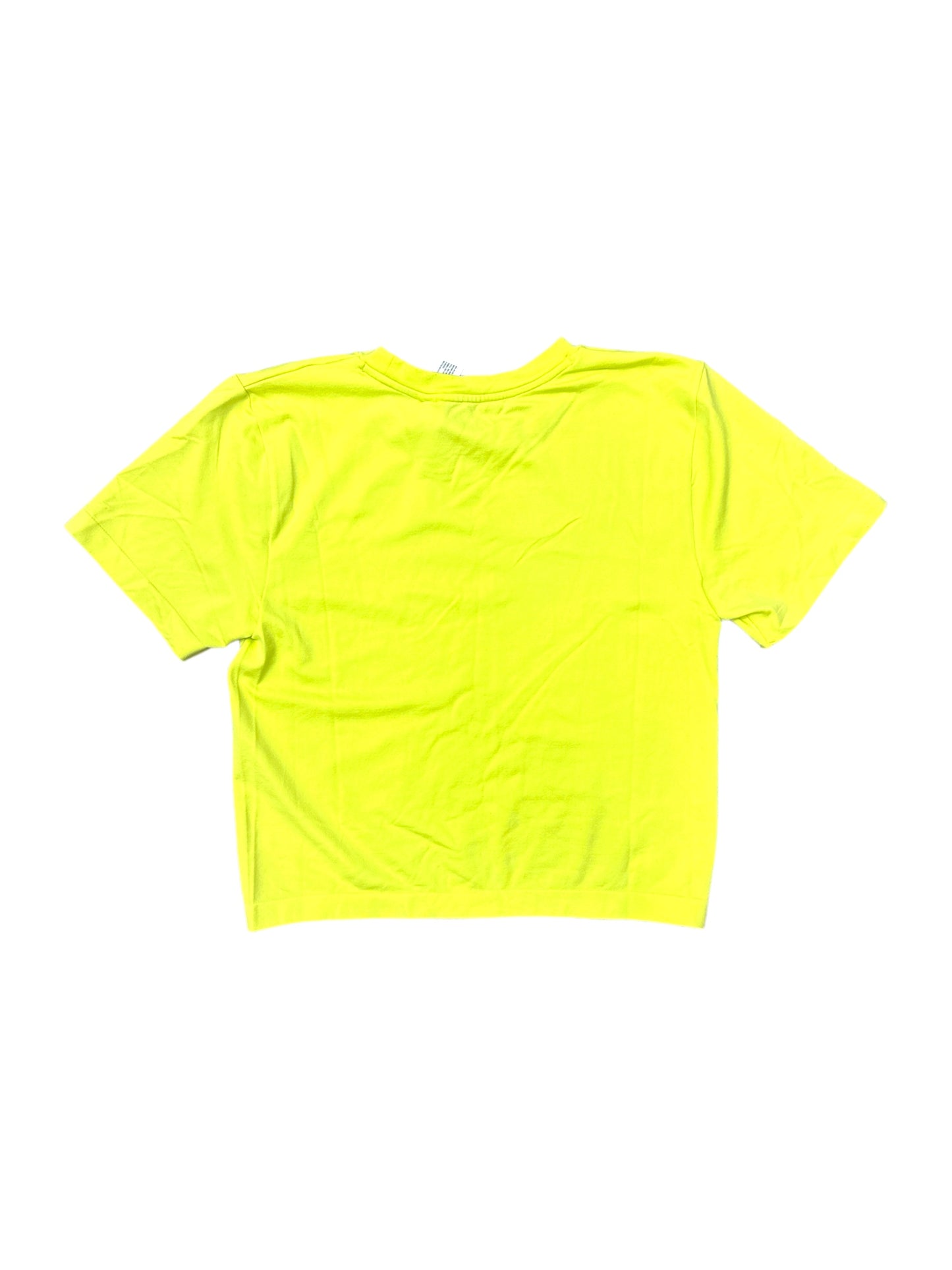 Top Short Sleeve By A New Day In Yellow, Size: 1x